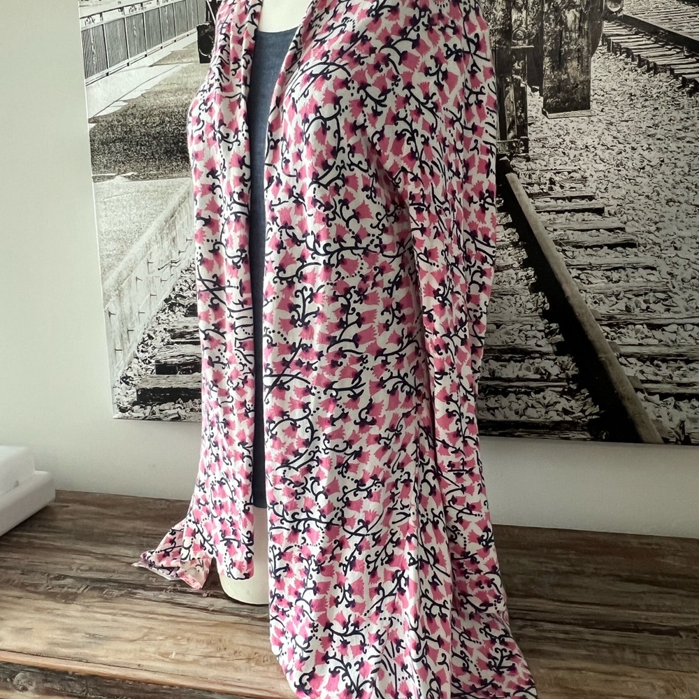 Lily Pulitzer Pink & Blue Floral cardigan